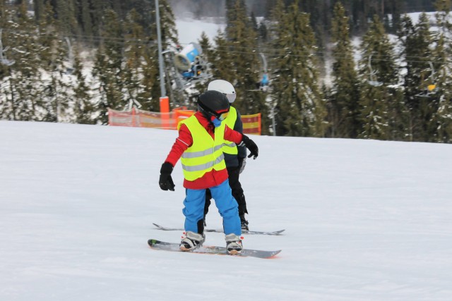 Pierwsze kroki ze snowboardem - Białka Tatrzańska i Zakopane.JPG